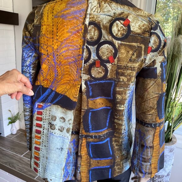 Simply Art Dolcezza Over Sized Fall 3/4 Sleeve Jacket XS - Picture 3 of 14